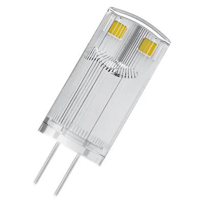 Obrázok produktu pre LEDVANCE LED PIN 12V 0,9W 827 clearG4 lampa 100lm 2700K teplá biela ako 10W 4099854064722