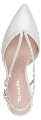 Image de Tamaris Dames Fronde pompes Sling-Back Hochzeit 1-29620-46 blanc