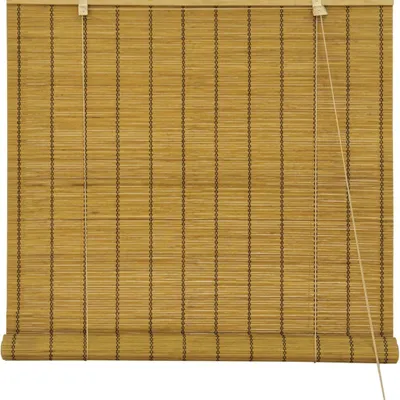 Produktbild von Victoria M. Bambusrollo, 80 x 130 cm, braun pflegeleicht, ideal für Fenster & Türen