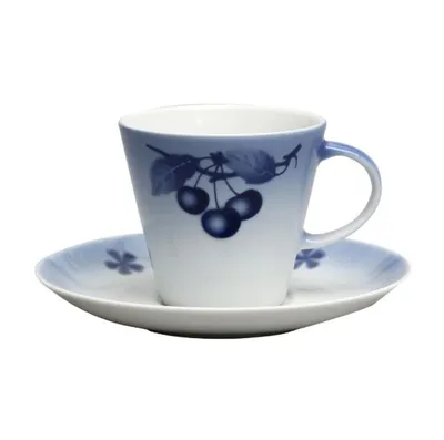 Produktbild von Thun 1794 Tasse mit Untertasse, Tom, tschechisches Porzellan, 260 ml, kirschblau, Thun