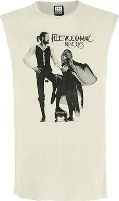 Image de Amplified - "Rumours" Haut sans manches pour homme/femme unie GD1840 (L) (Blanc ancien)