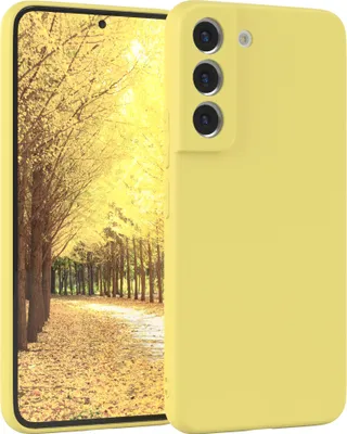 Produktbild von EAZY CASE - TPU Hülle für Samsung Galaxy S22 5G, TPU Case stoßfeste Handyhülle, weiches Cover mit Kameraschutz, Silikonhülle in Gelb
