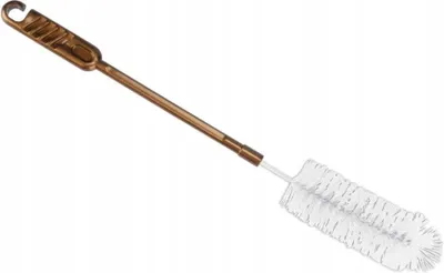 Image de Brosse pour le nettoyage des bouteilles avec un long tampon