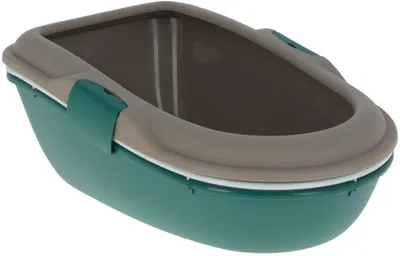 Produktbild von Kerbl Katzentoilette Furba mit Reinigungssieb, ca. 59x39x22 cm, 80982