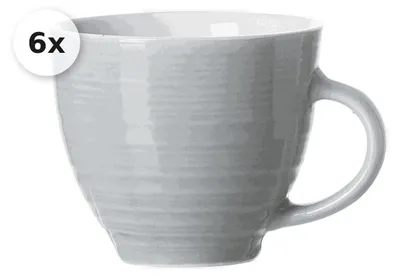 Produktbild von Espressotasse 90ml 6er Set Suomi grau-blau