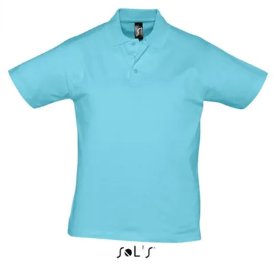 Produktbild von SOLs 11377 | Herren Poloshirt Prescott - Farbe: Atoll Blue - Größe: 3XL
