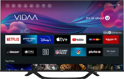 Produktbild von Hisense 43A63H LED TV 43 Zoll (108 cm Bildschirmdiagonale) - 4K Smart-TV: HDR / HLG - Game Mode