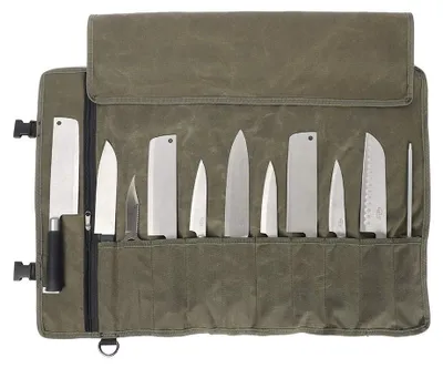 Produktbild von Professionelle Messertasche mit 11 Fächern zur Aufbewahrung für Köche