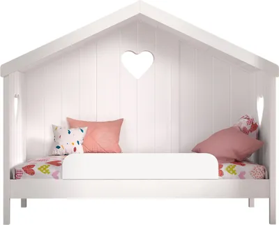 Produktbild von Hausbett >AMORI< in Weiß - 213x171,7x98,7 (BxHxT)