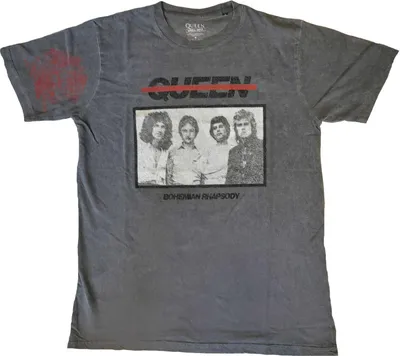 Produktbild von Queen - "Bohemian Rhapsody" T-Shirt für Herren/Damen Uni RO4280 (L) (Schwarz)