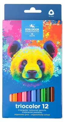 Immagine prodotto di Pastelli a tre colori «Orso», 12 colori