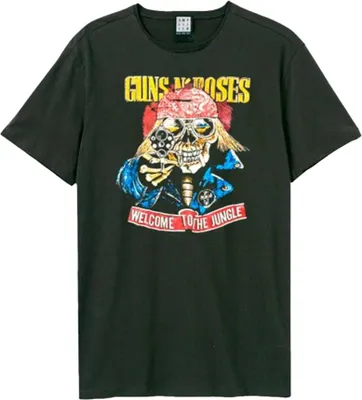 Image de Guns N Roses - "Welcome To The Jungle" T-shirt Homme/Femme Unie PH4793 (M) (Gris)