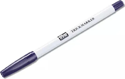 A single purple and white marker pen is shown against a white background.