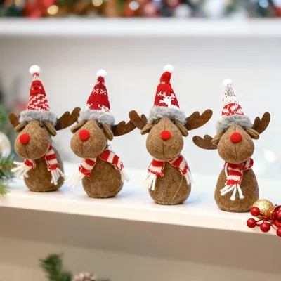 Produktbild von Weihnachtswichtel / Rentierfigur / Weihnachtsdekoration – 18 cm – 1 Stück (1 von 4 Designs) [59501]