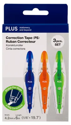 Produktbild von Plus Korrekturroller 3Stk, 4,2mmx6m