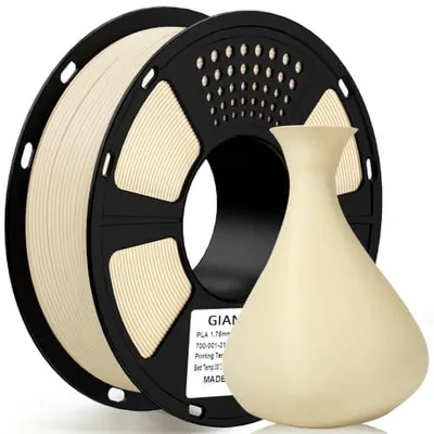 PLA-Filament 1,75 mm, 1 kg, beige, Maßgenauigkeit +/- 0,02 mm
