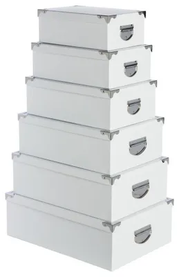 Produktbild von Set von 6 Boxen für die Aufbewahrung