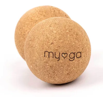 Obrázek produktu pro Myga dvojitý korkový masážní míček Duoball pro páteř
