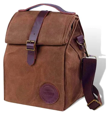 Produktbild von ASEBBO Isolierte gewachste Canvas Lunch-Tasche – 10L (2,6 Gal) Thermo-Lunch-Tasche mit verstellbarem 150 cm (59 in) Gurt, robuste wiederverwendbare Arbeitspausen-Tasche für Männer & Frauen, wasserabweisend, 4+ Stunden Isolierung