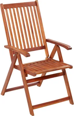 Image de vidaXL Chaises de jardin pliantes 4 pcs. Bois massif acacia