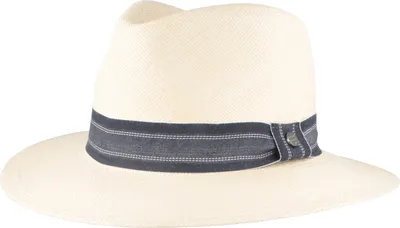 Breiter Panamahut Streifen-Band & UV-Schutz 50 von Hut-Breiter in beige