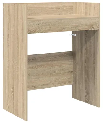 Immagine prodotto di Tavolino da DJ in legno effetto Sonoma, dimensioni 62 x 45 x 102 cm
