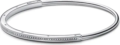 Immagine prodotto di Pandora 592313C01 Bracciale rigido da donna Signature I-D Pavé Argento sterling 16 cm