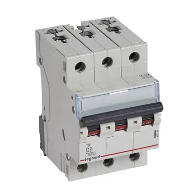 Productafbeelding van Legrand TX3, Miniatuur stroomonderbreker, Type D, IP20, 240 - 415 V