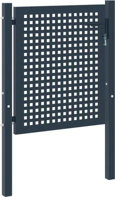 Obrázek produktu pro vidaXL Brána do plotu antracitová 102x75 cm ocelová