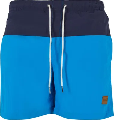 Produktbild von Urban Classics Block Swim Shorts nvy/tur 5XL