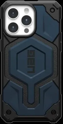 Produktbild von Urban Armor Gear 114222115555, Cover, Apple, iPhone 15 Pro Max, 17 cm (6.7"), Schwarz, Blau