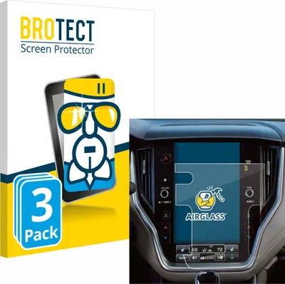 Produktbild von 3x BROTECT Schutzglas für Subaru Outback 2023 11,9" Schutzfolie Panzer Folie Glas Display Schutz klar