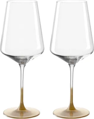 Produktbild von Leonardo Weinglas PUCCINI 560 ml gold 2er-Set, spülmaschinengeeignet