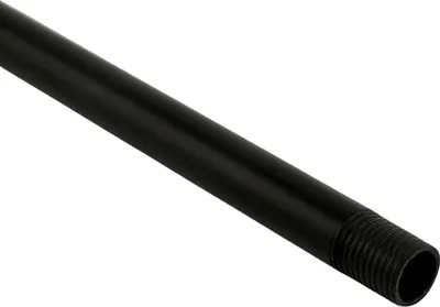 Produktbild von Lampenrohr Lampenstange Länge 20cm aus Metall mit M10x1 Gewinde (Ø10mm) beidseitig für Leuchten Kronleuchter Hängelampen Pendellampen Leuchtenröhrchen schwarz