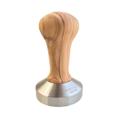 Produktbild von Motta Tamper mit Olivengriff – 58 mm Boden