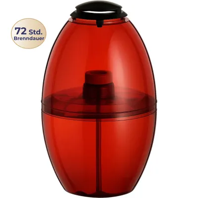 Image de HORECA CANDLES Bougie funéraire de 3 jours avec couvercle, 1 pièce – Bougie commémorative résistante aux intempéries pour cimetière et tombe – Sans odeur – Longue durée de combustion