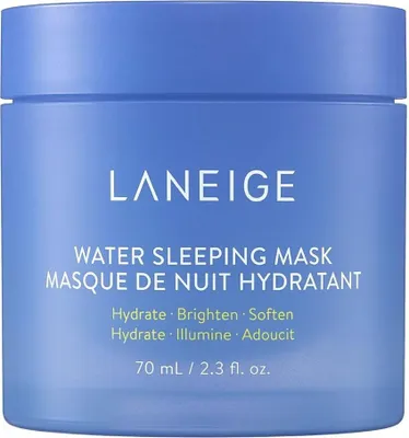 Produktbild von Laneige Water Sleeping Mask EX 70ml – Feuchtigkeitsspendende, beruhigende Gel-Nachtmaske mit Hydro Ionized Mineral Water für strahlend frische Haut am Morgen