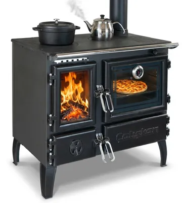 Produktbild von Premium-Holzherd Modell 214 mit 6,04kW - Viel Gusseisen!