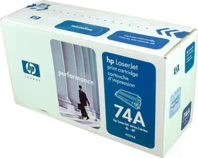 Productafbeelding van HP 74A tonercartridge - zwart - voor laserprinters - 3350 pagina's - verpakking van 1 stuk - detailhandel