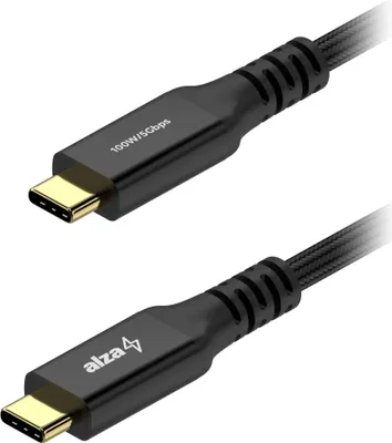 Image de AlzaPower AluCore USB-C vers USB-C 3.2 Gen 1 100W 1m noir