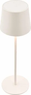 Produktbild von Briloner SUTA LED Tischlampe kabellos IP44, Dimmbar, Touch, Akku, Spritzwasserschutz, Altweiß, Ø11 x 33 cm
