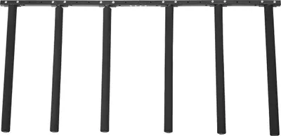 Produktbild von Surfboard Wall Mount, 5 Tiers Vertical Surfboard Rack for Storage and Display, Adjustable Metal Board Stand Organizer with Sponge Pad, Surf Board Holder for Snowboards, Kiteboards, Shortboard
