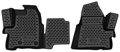 Image de ELEMENT Tapis de sol en caoutchouc compatibles avec Ford Tourneo Custom Transit Custom 1+2