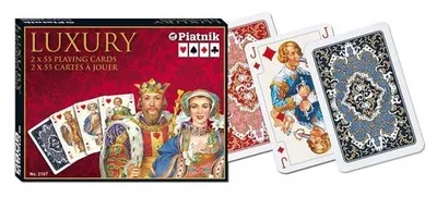 Zdjęcie produktu dla Piatnik Luxury, 55 szt., 1 płyt(y), Chłopak, dziewczyna, Dzieci/dorośli, Pudełko, 5,8 cm