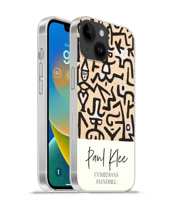 Produktbild von MuchoWow® Handyhülle Schutzhülle Hülle für Apple iPhone 14 - Softcase Gemälde - Paul Klee - Komödianten Flugblatt Silikon Softcase Handy Hülle - Mobiltelefonhülle