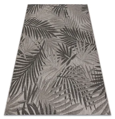 Produktbild von TEPPICH SIZAL FLOORLUX 20504 LAUBEN silbern / schwarz JUNGLE beige 160x230 cm
