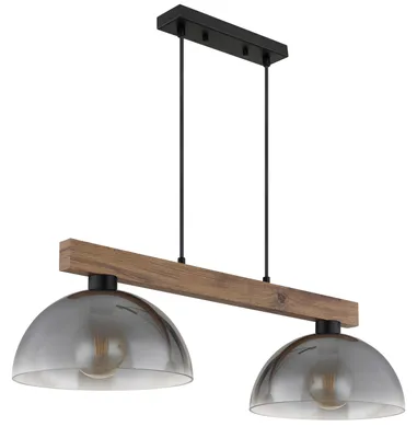 Produktbild von GLOBO Lighting Hängeleuchte ROMY LBH 85x30x120 cm schwarz Hängelampe