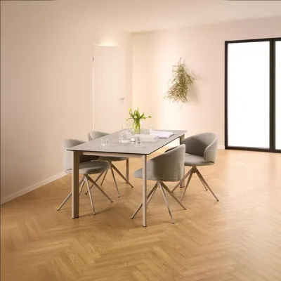 Immagine prodotto di Tavolo da pranzo Palermo 90x160cm grigio.