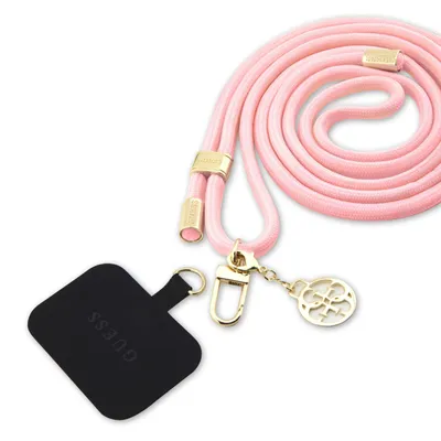 Produktbild von Guess Strap String hinter Telefon Fall zu hängen um den Hals Rosa