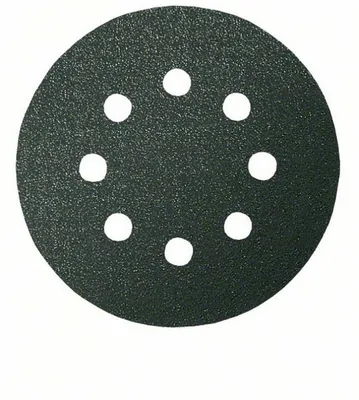 Image de Disque abrasif F355 BOSCH - Ø 125 mm 8 trous - Grain 120 - 5 pièces - 2608605117